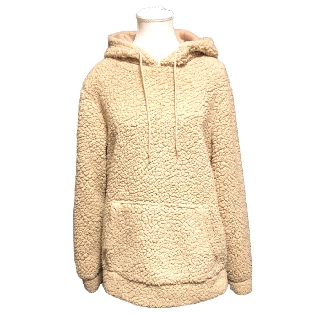 Brooklyn Cloth Beige Hoodie Sweater - Picture 3 of 8